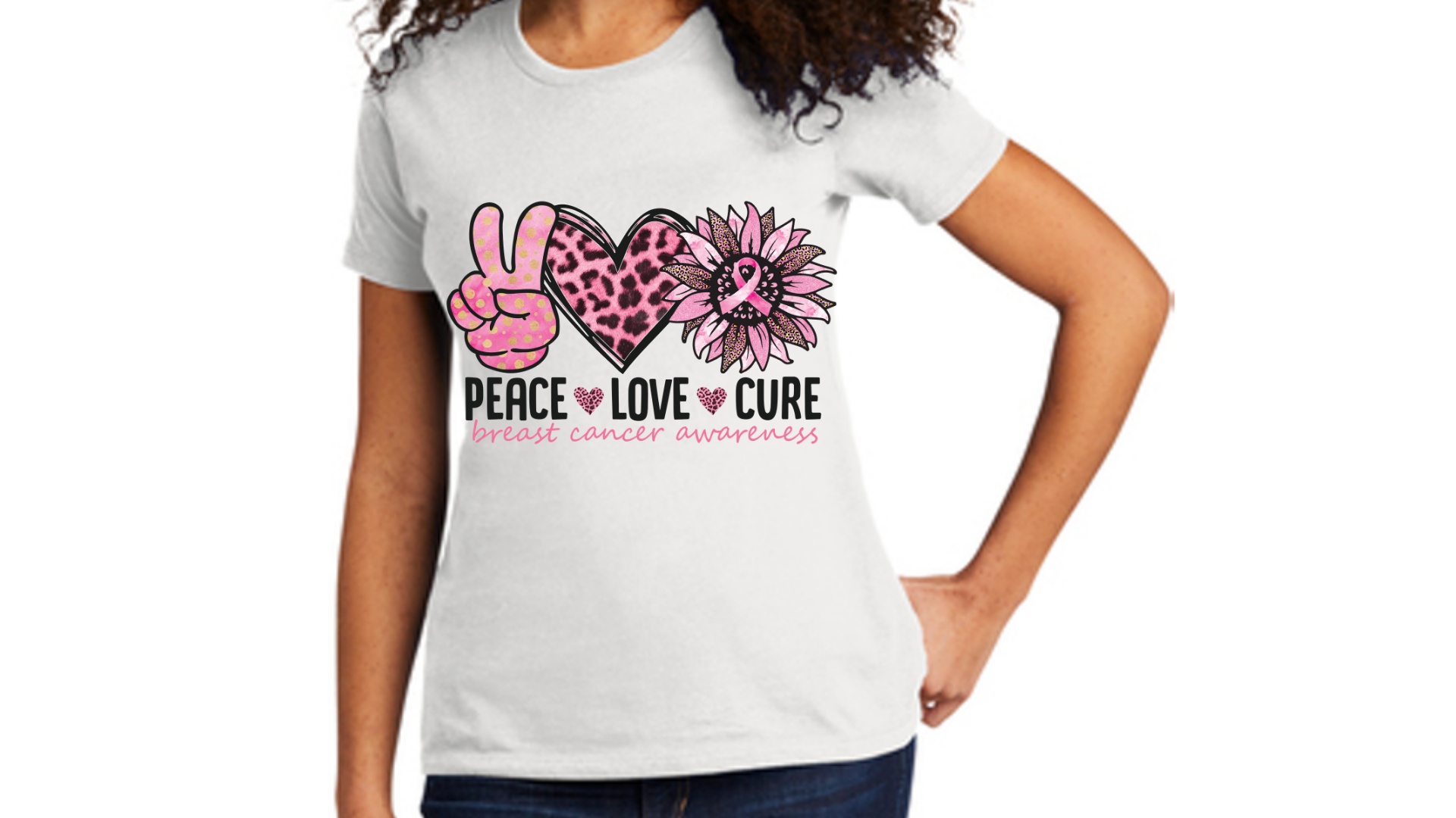 AprilMadeCreations Peace Love and Alcorn T Shirt